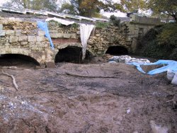 Midford Aqueduct before restoration